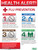 ZING 5011 Safety Eco Health Poster, Health Alert Flu Prevention, 22Hx16W