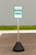 Zing "Reserved Parking" Sign Kit Bundle, with Base and Post