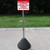 Zing "Private Property, Authorized Personnel Only" Sign Kit Bundle, with Base and Post