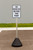 Zing "No Vehicles Beyond This Point" Sign Kit Bundle, with Base and Post