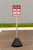 Zing "Stop For Pedestrian In Crosswalk" Sign Kit Bundle, with Base and Post