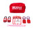 Portable Lockout Kit, Red Fabric Pouch, Contains 2 Locks