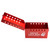 Group Lockout Box, Red Steel, 12 Lock Capacity
