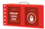 Wall-mount Group Lockout Box, Red, 12 Lock Capacity