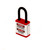 Lockout Safety Padlock, 700 Series, 1.5" Shackle, Keyed Alike, Red