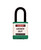 Lockout Padlock, Green, Keyed Alike, 1.5" shackle