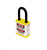 Lockout Safety Padlock, 700 Series, 1.5" Shackle, Keyed Different, Yellow