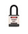 Lockout Padlock, Black, Keyed Different, 1.5" shackle