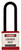 Lockout Padlock, Red, Keyed Alike, 3" shackle