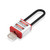 Lockout padlock, 3" shackle with key