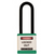 Lockout Padlock, Green, Keyed Alike, 3" shackle