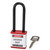 Lockout Safety Padlock, 700 Series, 3" Shackle, Keyed Different, Red