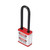 Lockout Safety Padlock, 700 Series, 3" Shackle, Keyed Different, Red