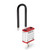 Lockout Safety Padlock, 700 Series, 3" Shackle, Keyed Different, Red