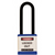 Lockout Padlock, Blue, Keyed Different, 3" shackle