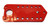 Lockout Hasp 13 hole, red, plastic