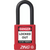 Recyclockout Safety Padlock, 1.5" Shackle, Keyed Different, Red