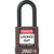 Recyclockout Safety Padlock, 1.5" Shackle, Keyed Different, Brown