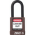 Recyclockout Safety Padlock, 1.5" Shackle, Keyed Alike, Brown