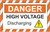 EV/Hybrid Window Mount Safety Sign