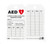 Eco Safety Tag, AED Inspection, 5.75Hx3W, 10 Pack