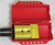 ZING 7294 Universal Plug/Forklift/Cylinder Lockout open shown with a plug inside