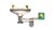 51124441 Wall Mount Eyewash Stainless Steel