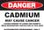 DANGER Cadmium