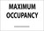 MAXIMUM OCCUPANCY