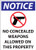 Notice, No Concealed Weapons Allowed On This Property