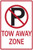No Parking Symbol Tow Away Zone