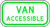 Van Accessible Parking Sign, Aluminum