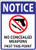 No Concealed Weapons Sign