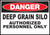 Danger Sign  Deep Grain Silo