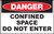 Danger Confined Space Do Not Enter Signs