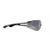 Gray lens safety glasses with black temples, left side view