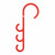 Cable Safety Hanger 3 Hook 7708-RD Red