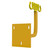 Cable Safety Hanger Heavy Duty Wall Mount 7712-YW