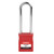210 Series Safety Lockout Padlock, 3" Shackle Keyed Different