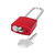 7000 Series Solid Body Aluminum Padlock, 3" Shackle - Keyed Alike