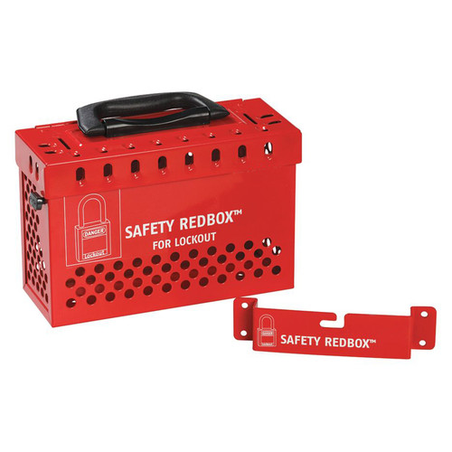 Group Lockout Box, Wall-Mountable, Steel