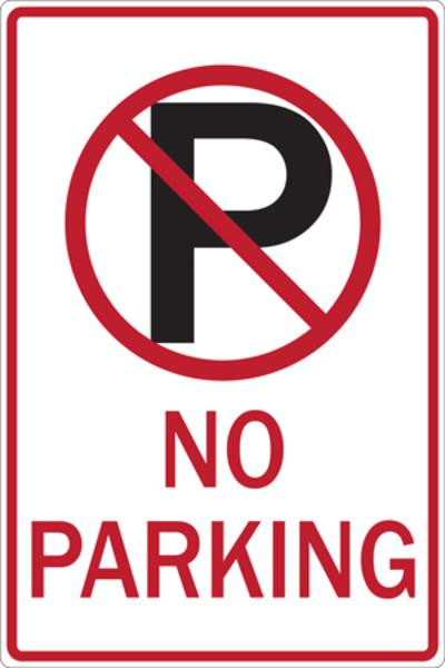 その他 USA Used No Parking Sign No Parking Sign - Parking Signs | Zing Green Products