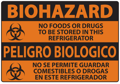 Biohazard, No Food or Drugs Sign | Zing