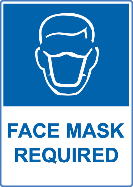 Face Mask Required Sign | Zing Green Products