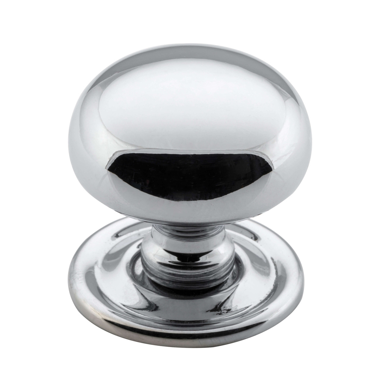 Tradco Classic Cabinet Knob with Backplate | 32mm | Chrome