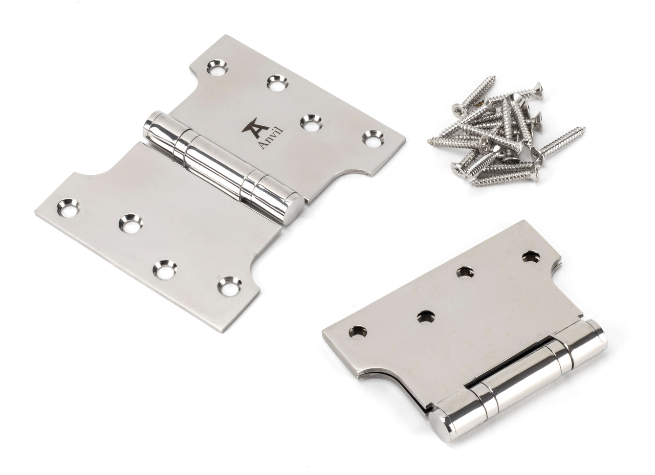 From The Anvil Parliament Hinge | 127mm | Polished SS