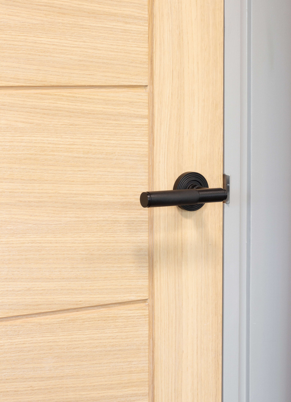From The Anvil Brompton Beehive Lever Handle | Matte Black