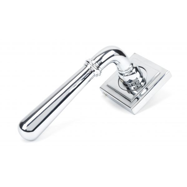 Square Ras Handle From The Anvil Newbury Square Lever Handle | 53mm | Chrome