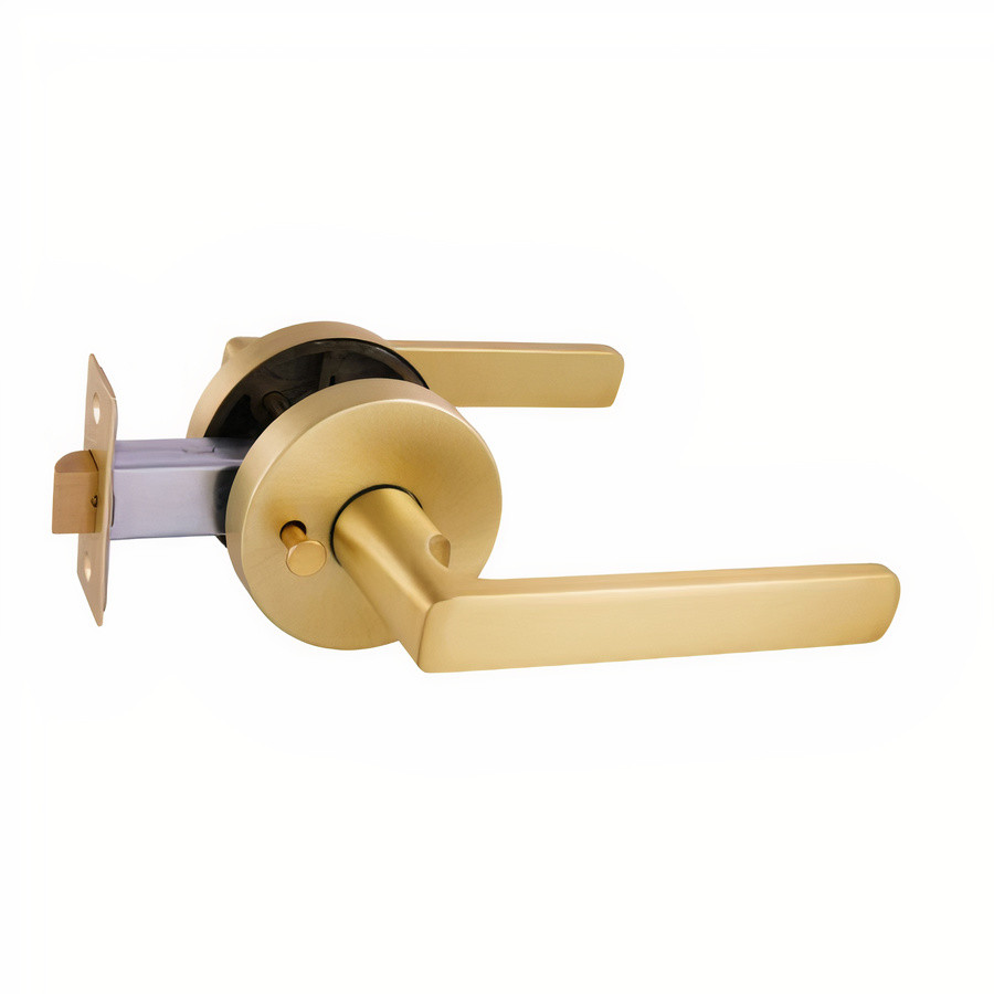 Gainsborough QuickFix Avant Rivera Lever Door Handle 64mm Satin Brass