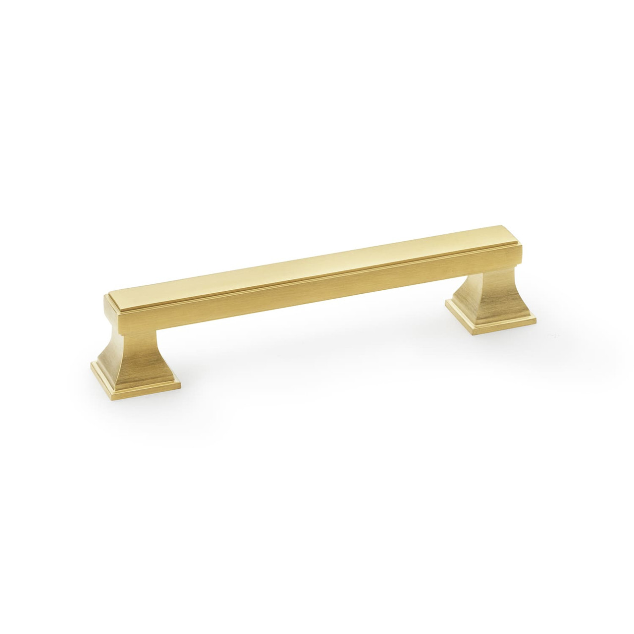 Supple 96mm Cup Pull - Brushed Antique Brass - Castella
